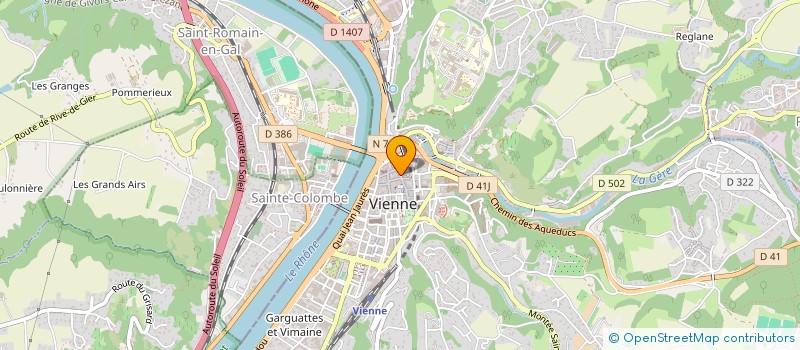 localisation de l'entreprise MONSIEUR DENIS MICOULOUD  VIENNE