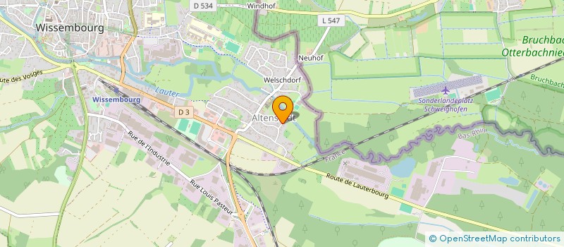 localisation de l'entreprise MONSIEUR DENIS MIELLE  WISSEMBOURG