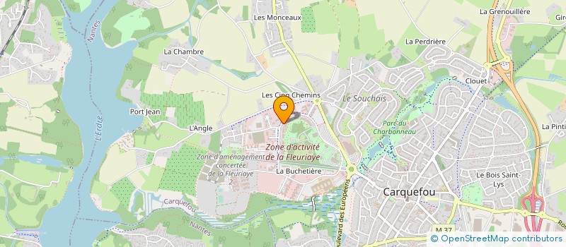 localisation de l'entreprise MONSIEUR DENIS MILLERET  CARQUEFOU