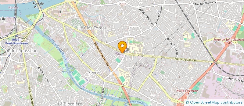 localisation de l'entreprise MONSIEUR DENIS MILLET à NANTES