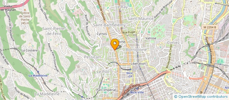 localisation de l'entreprise MONSIEUR DENIS MITITELU à NICE
