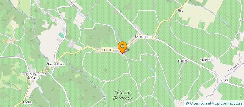 localisation de l'entreprise MONSIEUR DENIS MODET  MOURENS