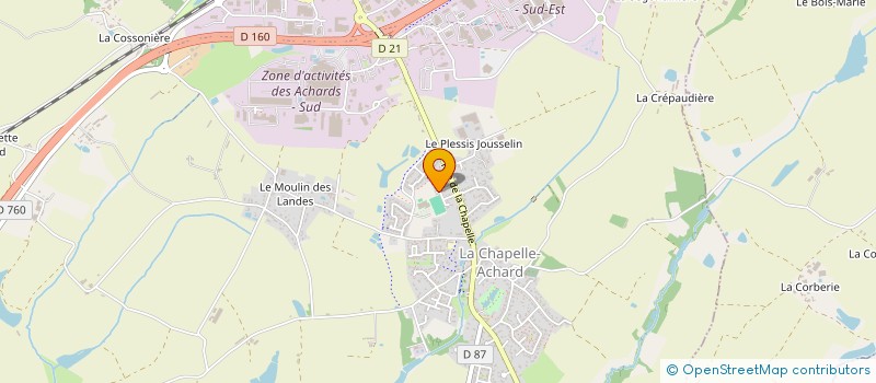 localisation de l'entreprise MONSIEUR DENIS MOINARDEAU  LES ACHARDS