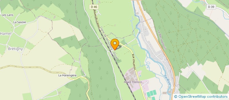 localisation de l'entreprise MONSIEUR DENIS MOITREL  BRIONNE