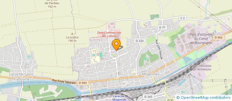 localisation de l'entreprise MONSIEUR DENIS MOLLE  MIGENNES