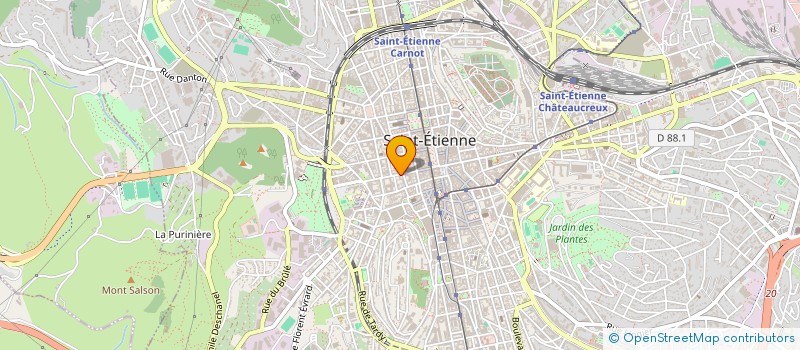 localisation de l'entreprise MONSIEUR DENIS MONCELON à SAINT-ETIENNE
