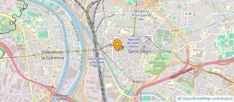 localisation de l'entreprise MONSIEUR DENIS MONDUC à SAINT-DENIS