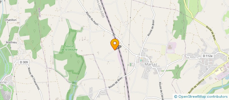 localisation de l'entreprise MONSIEUR DENIS MONET  MARSAZ