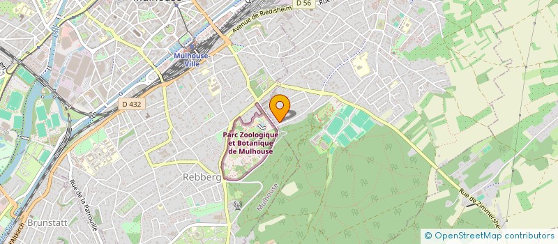 localisation de l'entreprise MONSIEUR DENIS MONNIN  RIEDISHEIM