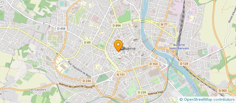 localisation de l'entreprise MONSIEUR DENIS MORANA à AUXERRE