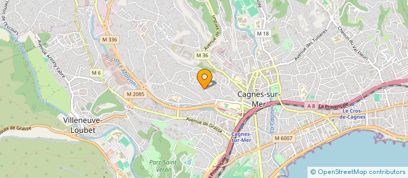 localisation de l'entreprise MONSIEUR DENIS MOREAU à CAGNES-SUR-MER