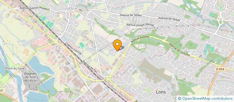 localisation de l'entreprise MONSIEUR DENIS MOREL  CAUSSENS