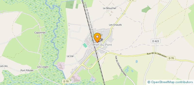 localisation de l'entreprise MONSIEUR DENIS MOREL  SAINTE-MERE-EGLISE