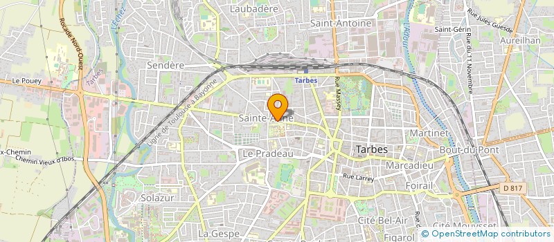 localisation de l'entreprise MONSIEUR DENIS MOROS à TARBES