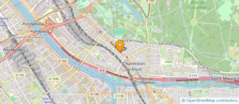 localisation de l'entreprise MONSIEUR DENIS MOUFLE  CHARENTON-LE-PONT