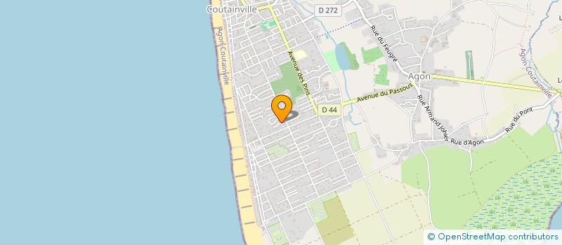 localisation de l'entreprise MONSIEUR DENIS MOULIN  AGON-COUTAINVILLE