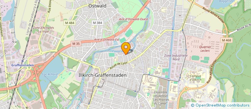 localisation de l'entreprise MONSIEUR DENIS MOURON  ILLKIRCH-GRAFFENSTADEN