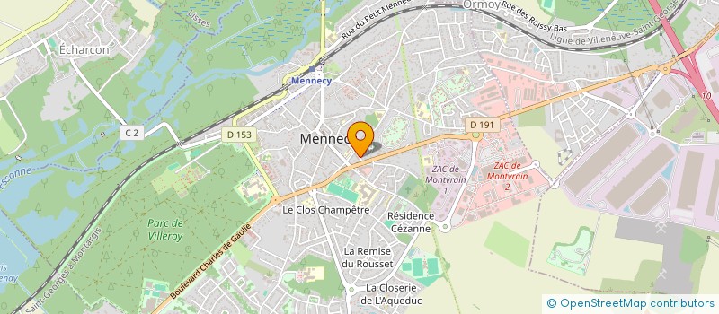 localisation de l'entreprise MONSIEUR DENIS MOUYEKE à MENNECY