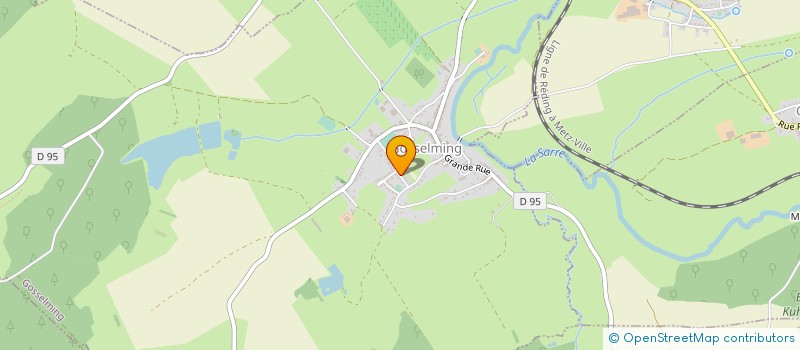 localisation de l'entreprise MONSIEUR DENIS MOZIMANN  GOSSELMING