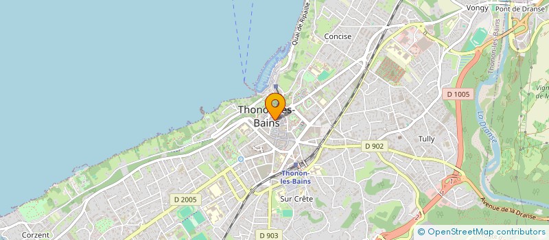localisation de l'entreprise MONSIEUR DENIS MRULA à THONON-LES-BAINS