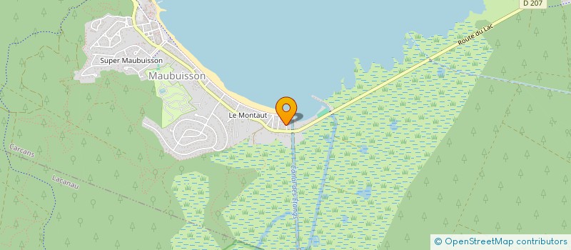 localisation de l'entreprise MONSIEUR DENIS MULERO  CARCANS