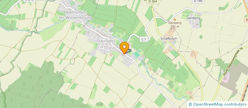 localisation de l'entreprise MONSIEUR DENIS MULLER  STEINSELTZ