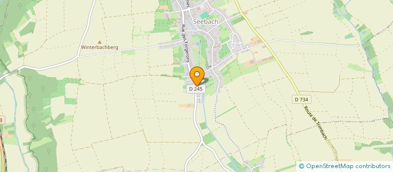 localisation de l'entreprise MONSIEUR DENIS MULLER  SEEBACH