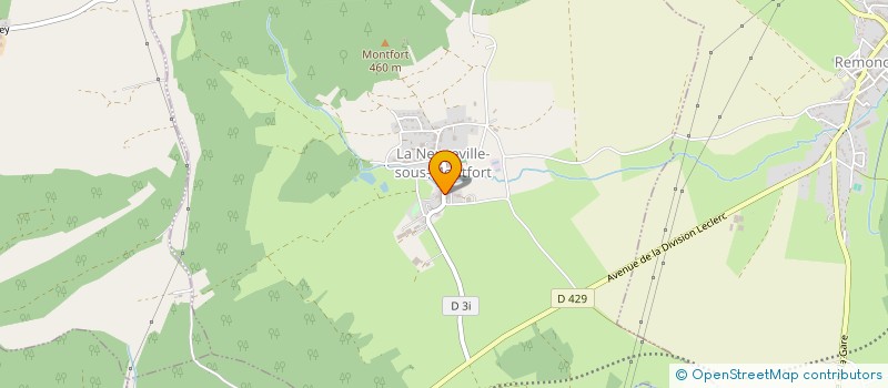 localisation de l'entreprise MONSIEUR DENIS MULOIT  LA NEUVEVILLE-SOUS-MONTFORT