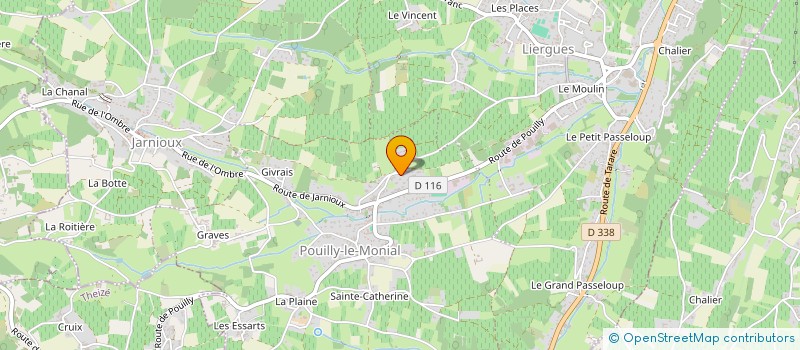 localisation de l'entreprise MONSIEUR DENIS MURIENNE à PORTE-DES-PIERRES-DOREES