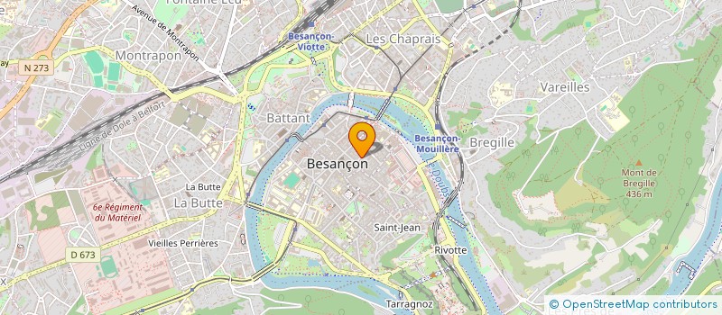 localisation de l'entreprise MONSIEUR DENIS NARDIN à BESANCON
