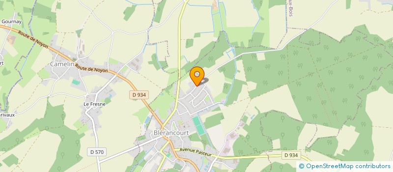 localisation de l'entreprise MONSIEUR DENIS NEPOTE  BLERANCOURT