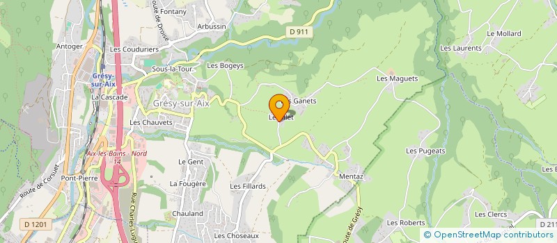 localisation de l'entreprise MONSIEUR DENIS NGUYEN-QUANG-MINH à GRESY-SUR-AIX