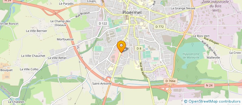 localisation de l'entreprise MONSIEUR DENIS NICOLAS  PLOERMEL