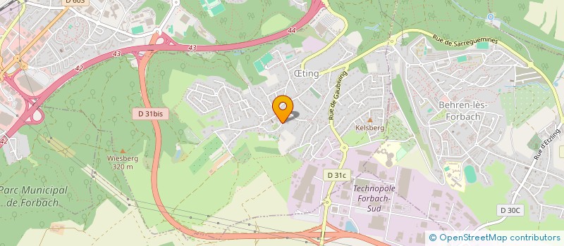 localisation de l'entreprise MONSIEUR DENIS NIMSGERN  TING