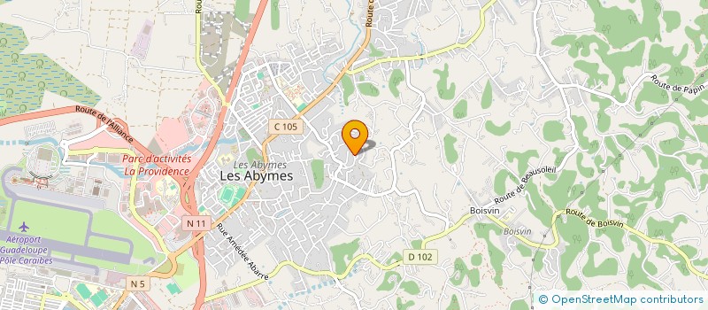 localisation de l'entreprise MONSIEUR DENIS NININE à LES ABYMES