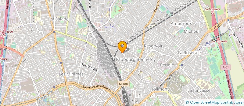 localisation de l'entreprise MONSIEUR DENIS NOIZILLIER à TOULOUSE