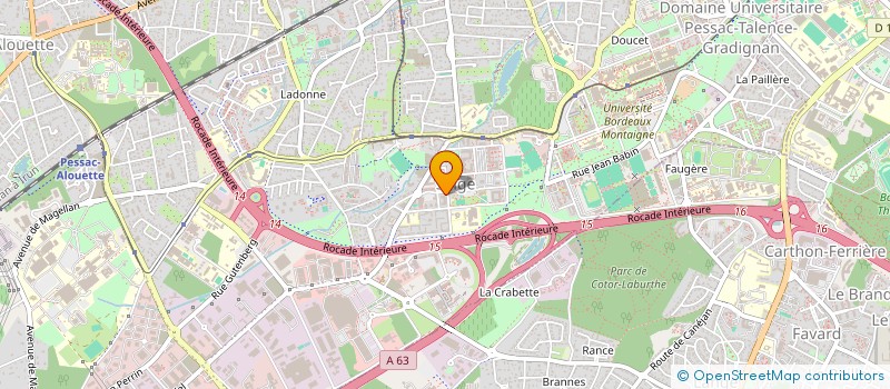 localisation de l'entreprise MONSIEUR DENIS NOSSIT  PESSAC