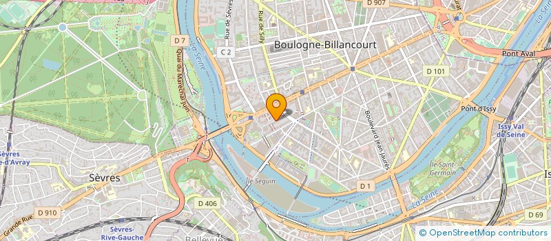 localisation de l'entreprise MONSIEUR DENIS NOU à BOULOGNE-BILLANCOURT