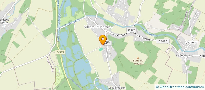 localisation de l'entreprise MONSIEUR DENIS NOULLEAU à VILLIERS-LE-MORHIER