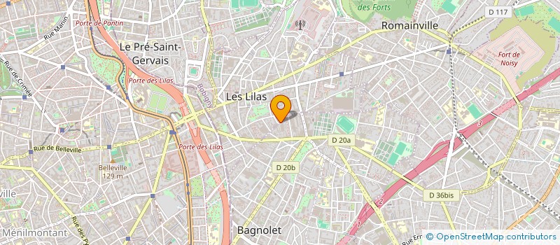 localisation de l'entreprise MONSIEUR DENIS NOVERCAT à LES LILAS