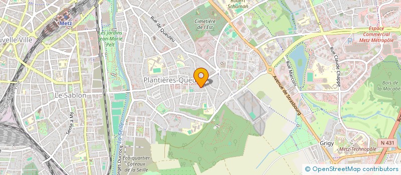 localisation de l'entreprise MONSIEUR DENIS NURCELLARI  METZ