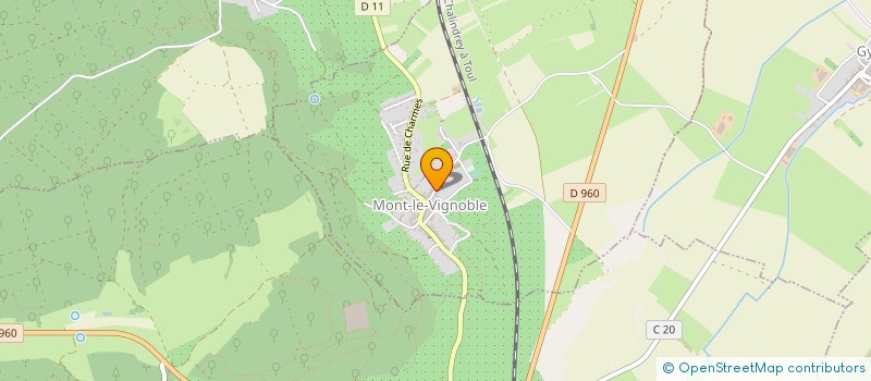 localisation de l'entreprise MONSIEUR DENIS ODINOT  BLENOD-LES-TOUL