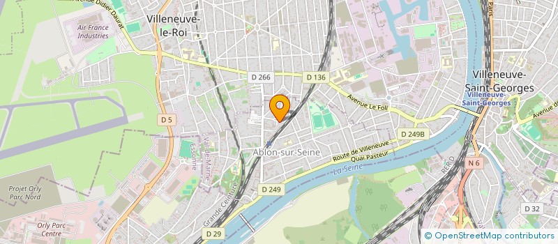 localisation de l'entreprise MONSIEUR DENIS OLEINIC à ABLON-SUR-SEINE