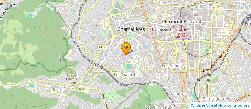 localisation de l'entreprise MONSIEUR DENIS OLLEON  CLERMONT-FERRAND