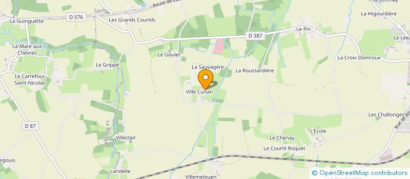 localisation de l'entreprise MONSIEUR DENIS OLLIVIER  PLEINE-FOUGERES