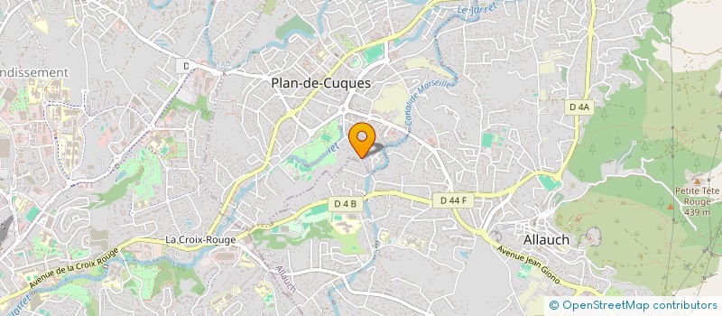 localisation de l'entreprise MONSIEUR DENIS OLLIVIER  PLAN-DE-CUQUES