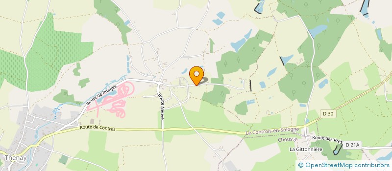 localisation de l'entreprise MONSIEUR DENIS ORMAL  LE CONTROIS-EN-SOLOGNE