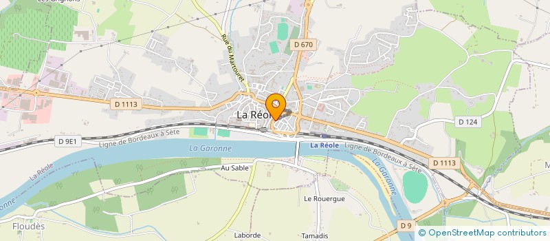 localisation de l'entreprise MONSIEUR DENIS OSTINET  LA REOLE