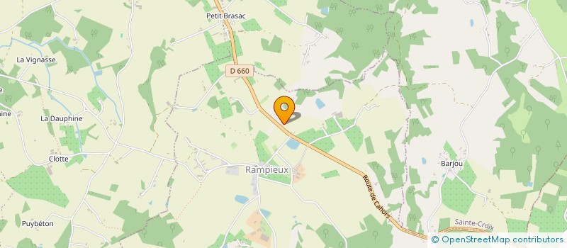 localisation de l'entreprise MONSIEUR DENIS PAILLET  RAMPIEUX