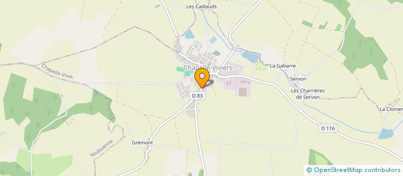 localisation de l'entreprise MONSIEUR DENIS PAPIN  CHAPELLE-VIVIERS